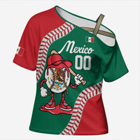 Mexico 2026 Baseball Custom Cross Shoulder Shirt Go Champions Drip Style