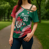 Mexico 2026 Baseball Custom Cross Shoulder Shirt Go Champions Drip Style
