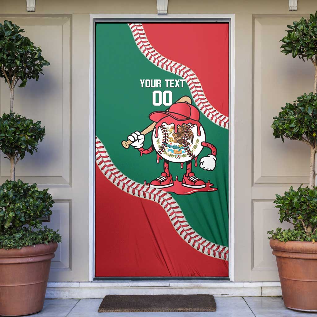 Mexico 2026 Baseball Custom Door Cover Go Champions Drip Style