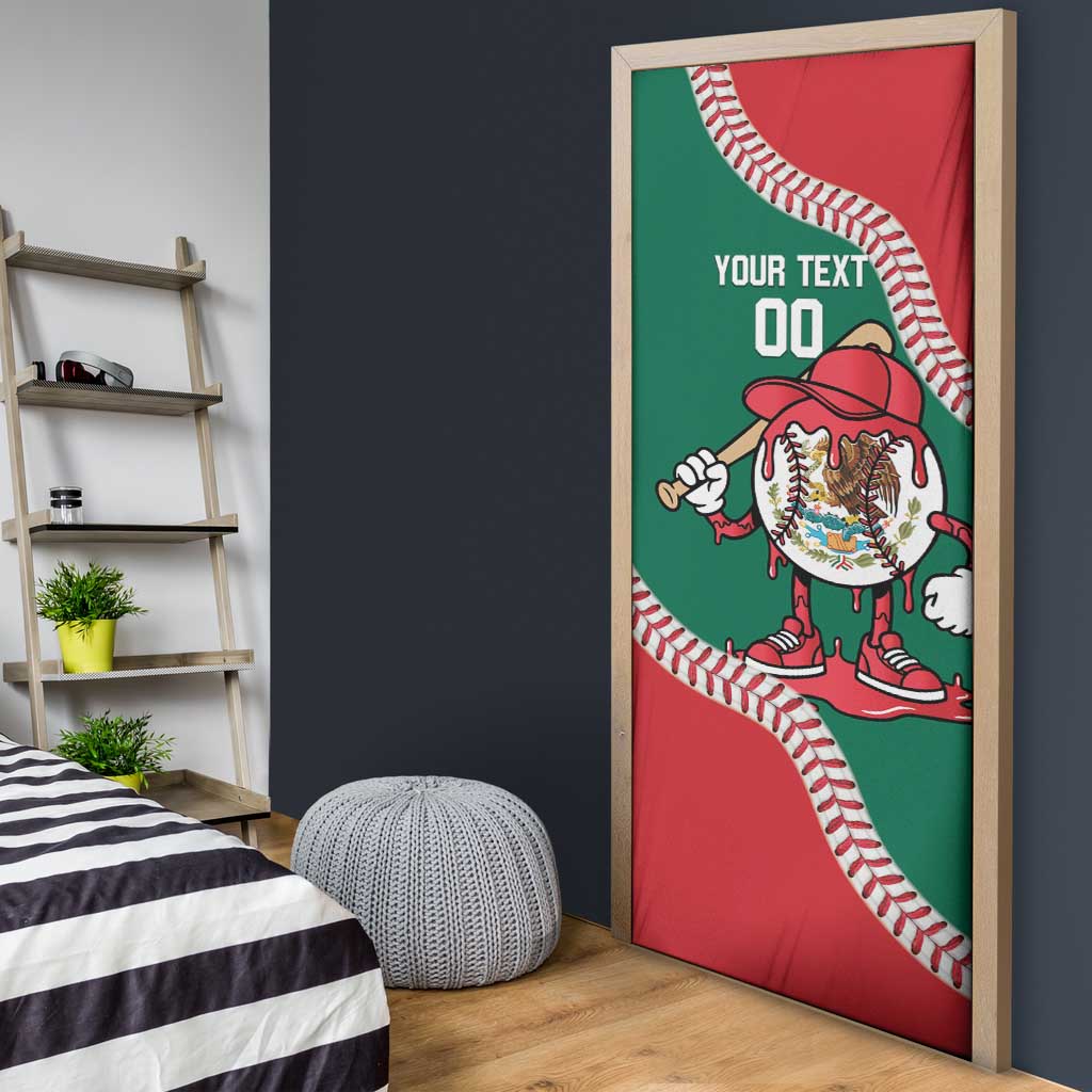 Mexico 2026 Baseball Custom Door Cover Go Champions Drip Style
