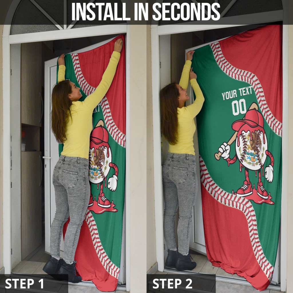 Mexico 2026 Baseball Custom Door Cover Go Champions Drip Style