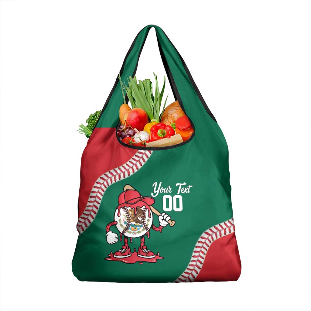 Mexico 2026 Baseball Custom Grocery Bag Go Champions Drip Style
