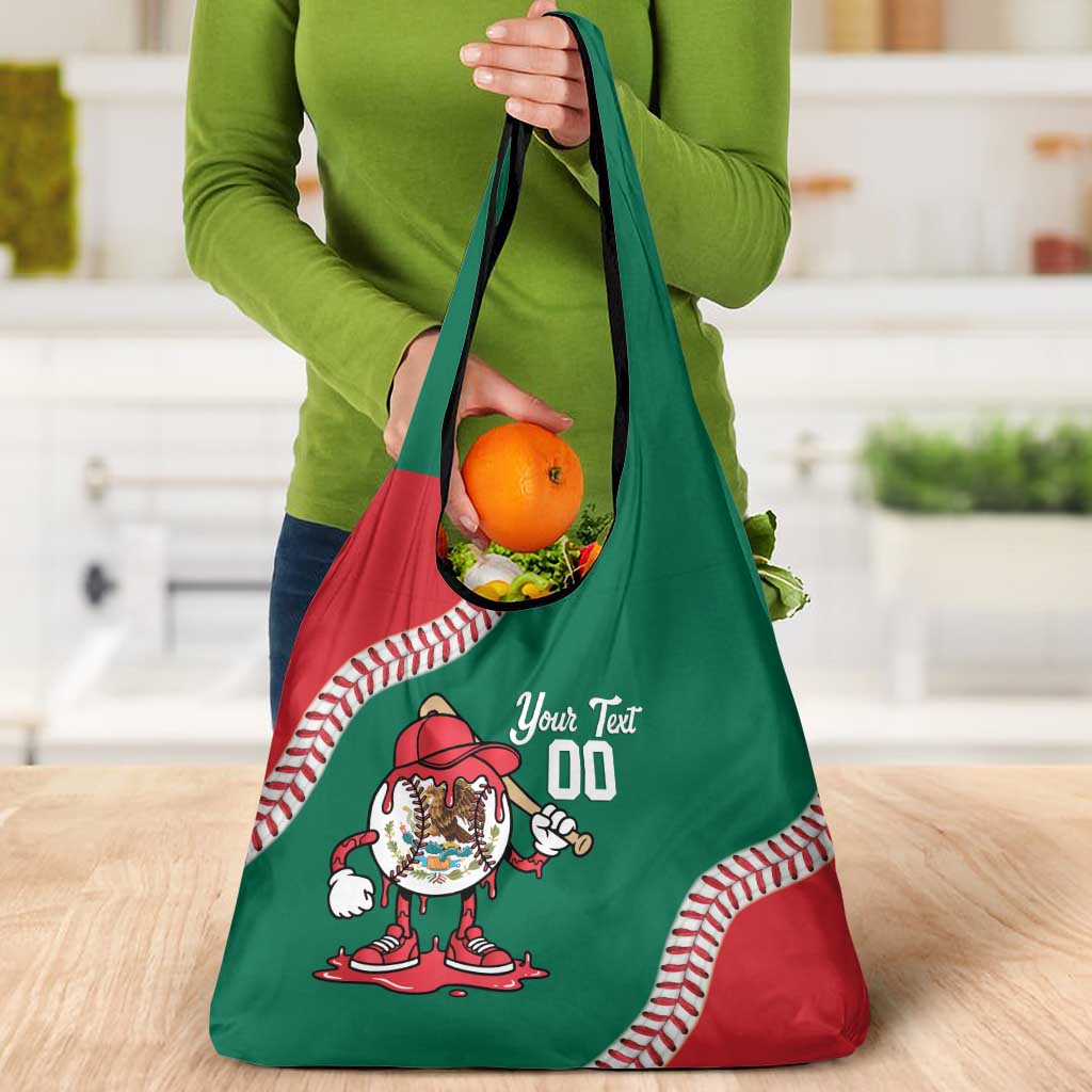 Mexico 2026 Baseball Custom Grocery Bag Go Champions Drip Style