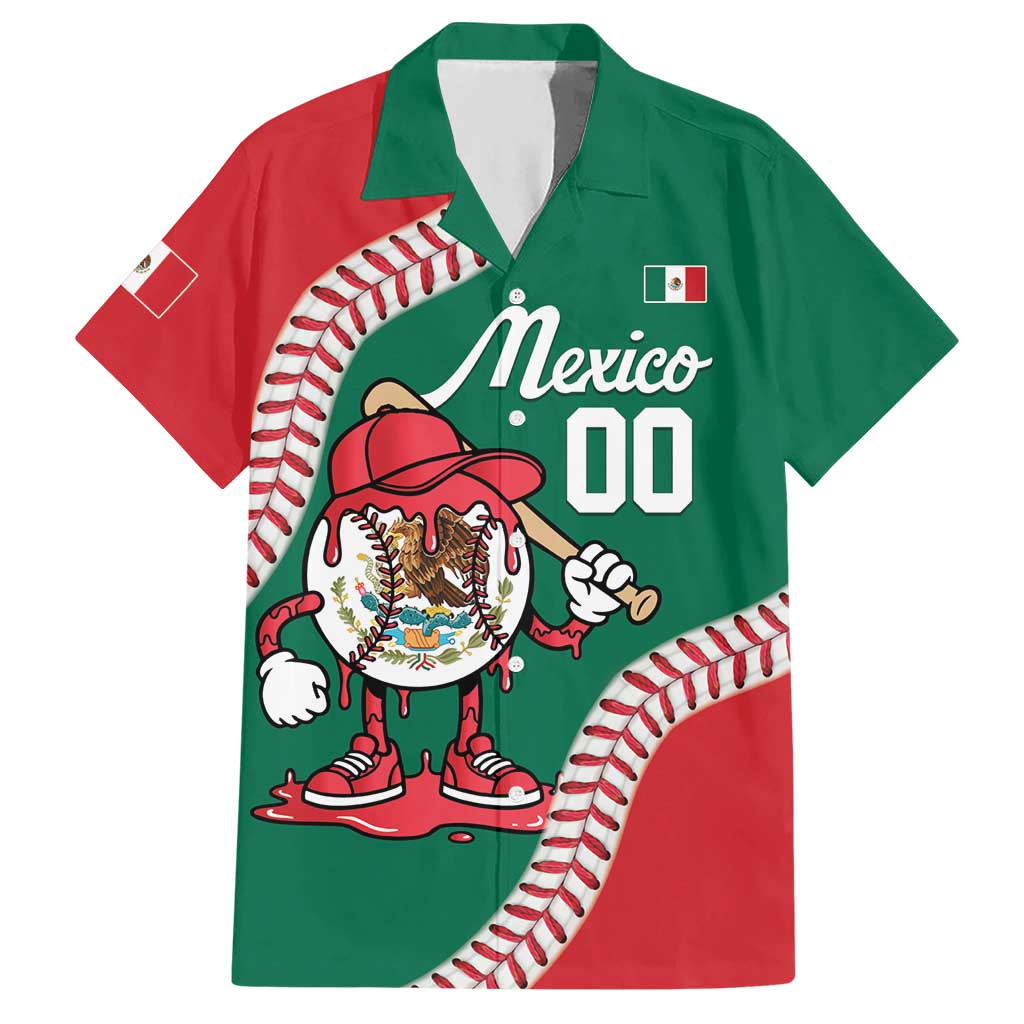 Mexico 2026 Baseball Custom Hawaiian Shirt Go Champions Drip Style