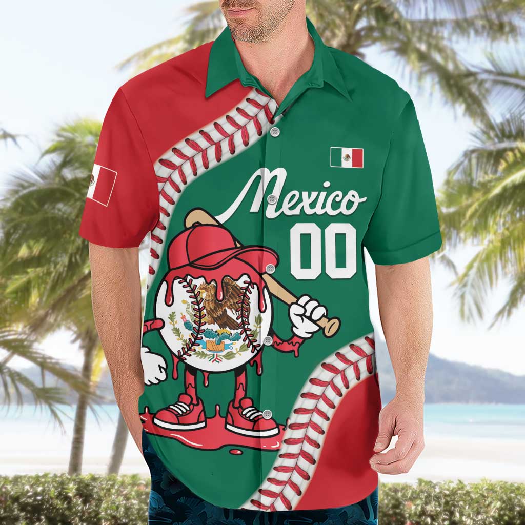 Mexico 2026 Baseball Custom Hawaiian Shirt Go Champions Drip Style