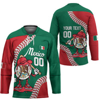 Mexico 2026 Baseball Custom Hockey Jersey Go Champions Drip Style