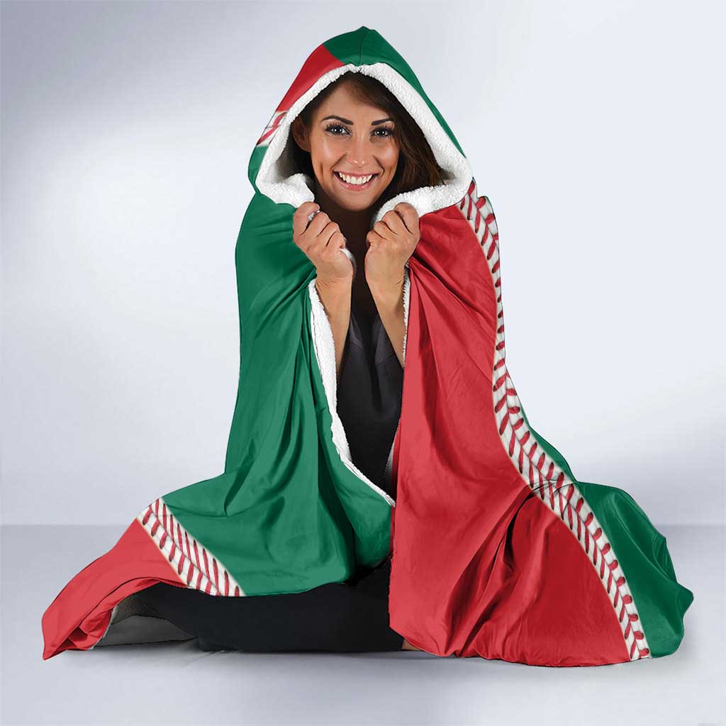 Mexico 2026 Baseball Custom Hooded Blanket Go Champions Drip Style