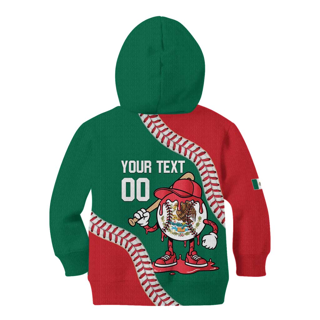 Mexico 2026 Baseball Custom Kid Hoodie Go Champions Drip Style