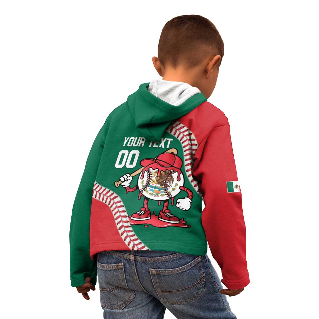 Mexico 2026 Baseball Custom Kid Hoodie Go Champions Drip Style
