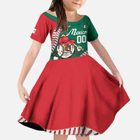 Mexico 2026 Baseball Custom Kid Short Sleeve Dress Go Champions Drip Style