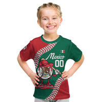Mexico 2026 Baseball Custom Kid T Shirt Go Champions Drip Style