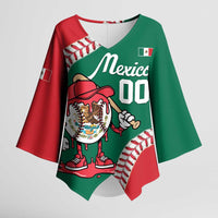 Mexico 2026 Baseball Custom Kimono Sleeve Blouse Go Champions Drip Style