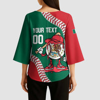 Mexico 2026 Baseball Custom Kimono Sleeve Blouse Go Champions Drip Style