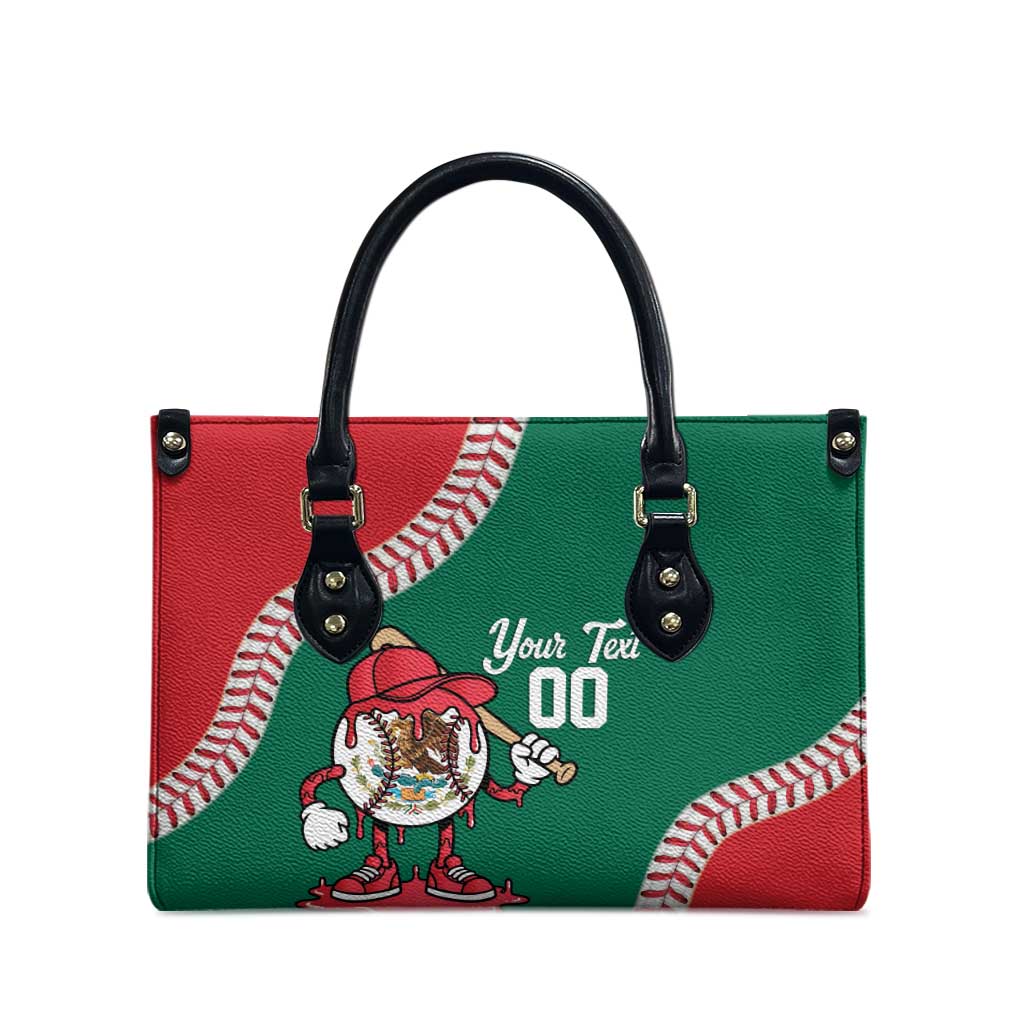 Mexico 2026 Baseball Custom Leather Bag Go Champions Drip Style