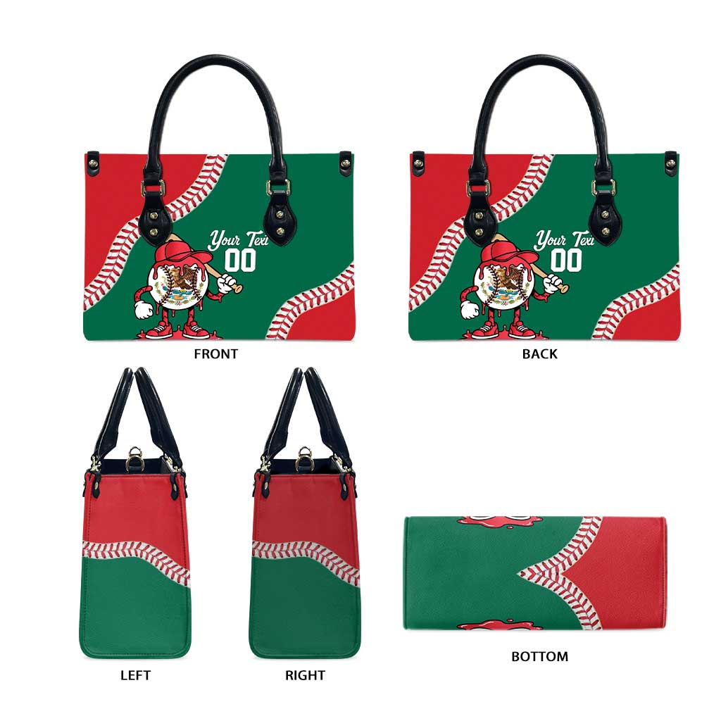 Mexico 2026 Baseball Custom Leather Bag Go Champions Drip Style