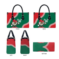 Mexico 2026 Baseball Custom Leather Bag Go Champions Drip Style