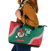 Mexico 2026 Baseball Custom Leather Tote Bag Go Champions Drip Style