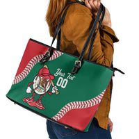 Mexico 2026 Baseball Custom Leather Tote Bag Go Champions Drip Style