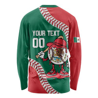 Mexico 2026 Baseball Custom Long Sleeve Shirt Go Champions Drip Style