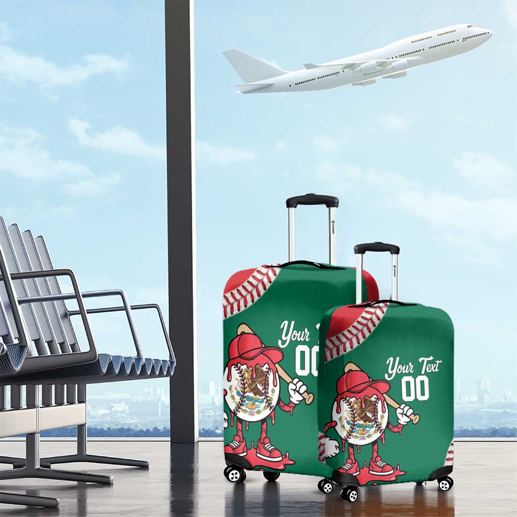 Mexico 2026 Baseball Custom Luggage Cover Go Champions Drip Style