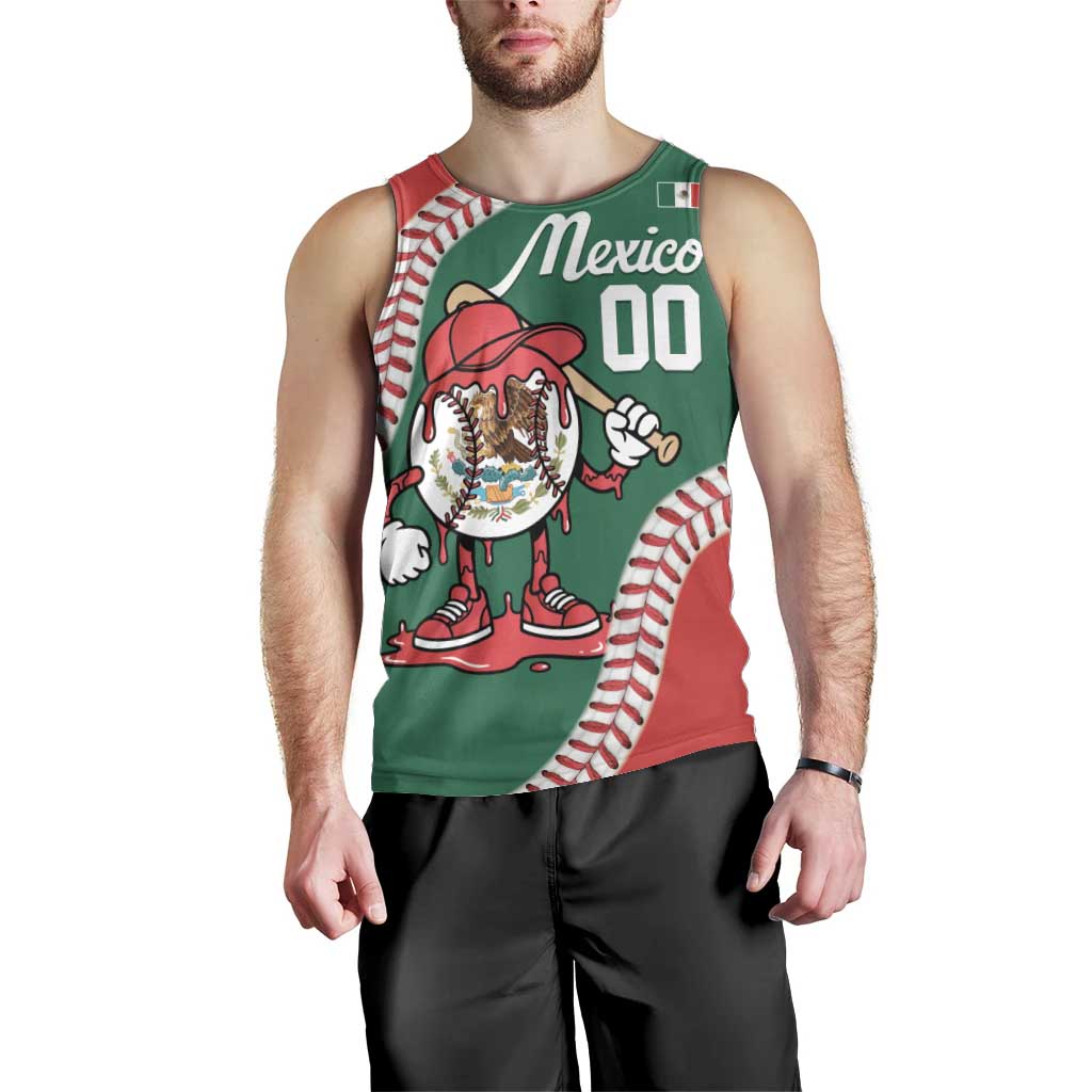 Mexico 2026 Baseball Custom Men Tank Top Go Champions Drip Style