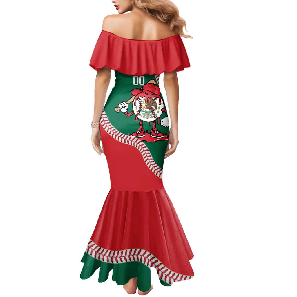 Mexico 2026 Baseball Custom Mermaid Dress Go Champions Drip Style