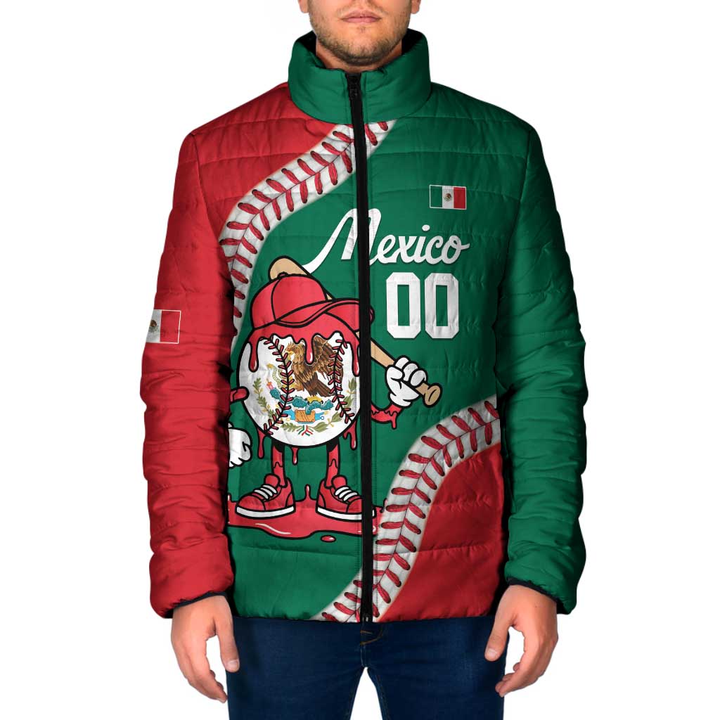 Mexico 2026 Baseball Custom Padded Jacket Go Champions Drip Style