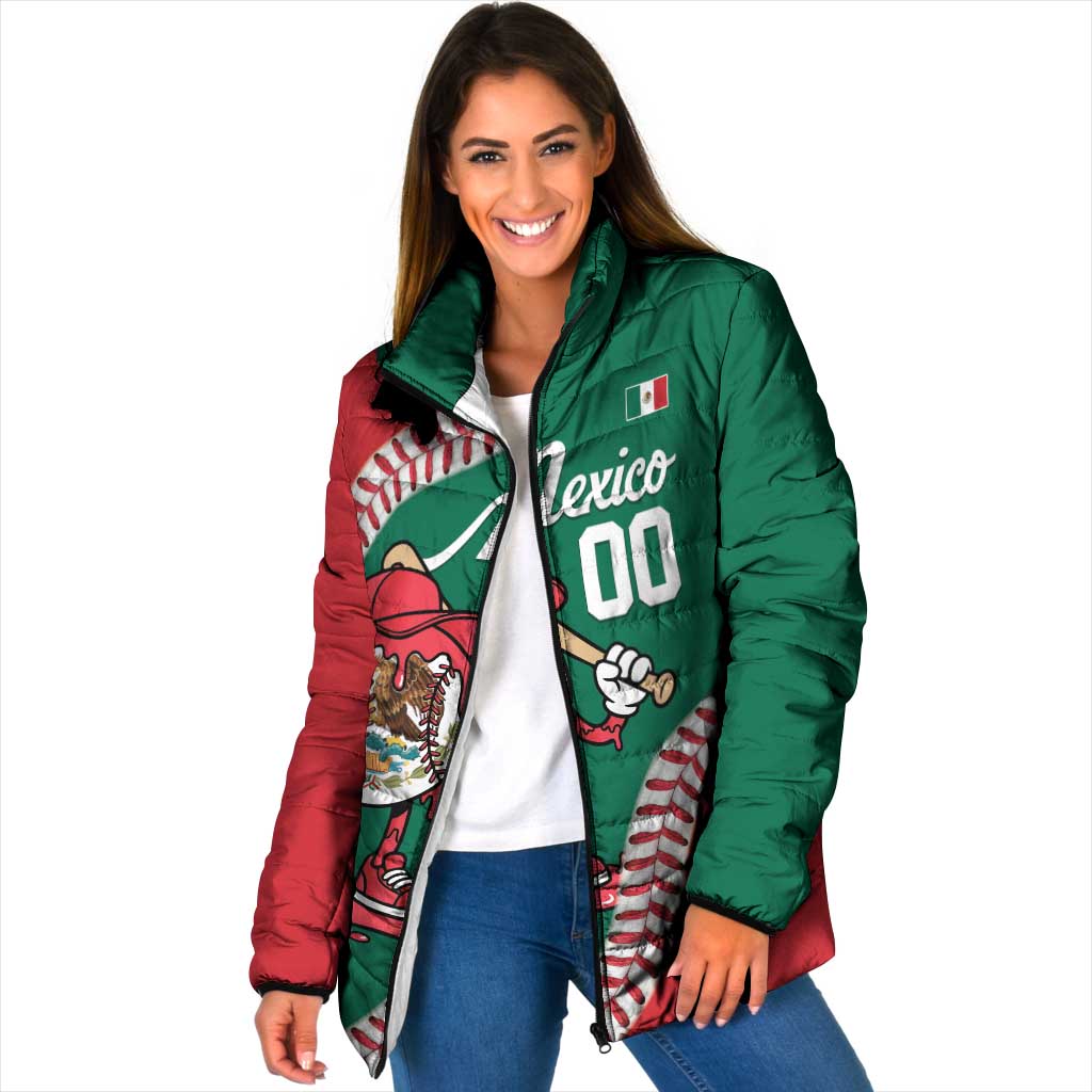 Mexico 2026 Baseball Custom Padded Jacket Go Champions Drip Style