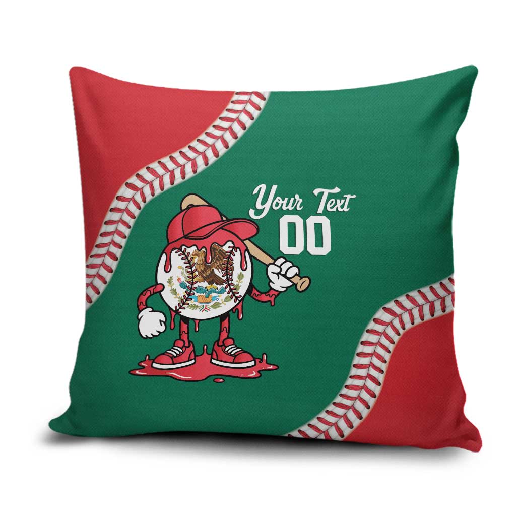 Mexico 2026 Baseball Custom Pillow Cover Go Champions Drip Style