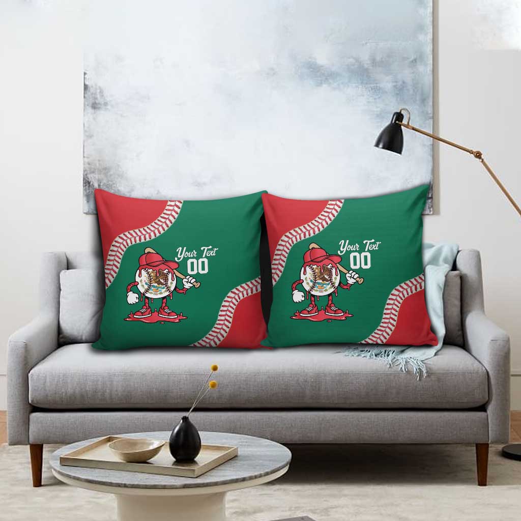Mexico 2026 Baseball Custom Pillow Cover Go Champions Drip Style