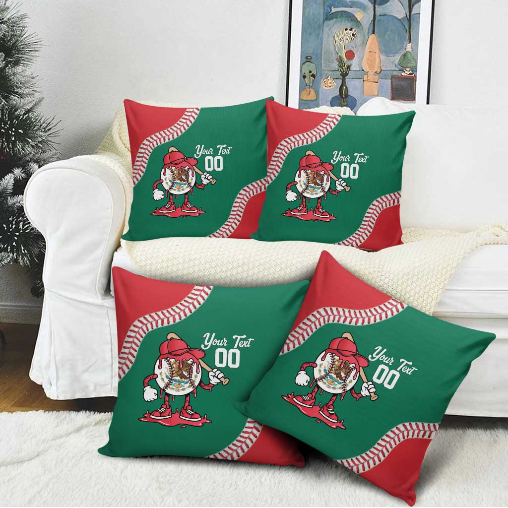 Mexico 2026 Baseball Custom Pillow Cover Go Champions Drip Style