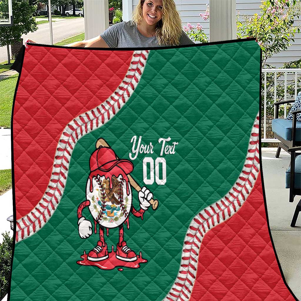 Mexico 2026 Baseball Custom Quilt Go Champions Drip Style
