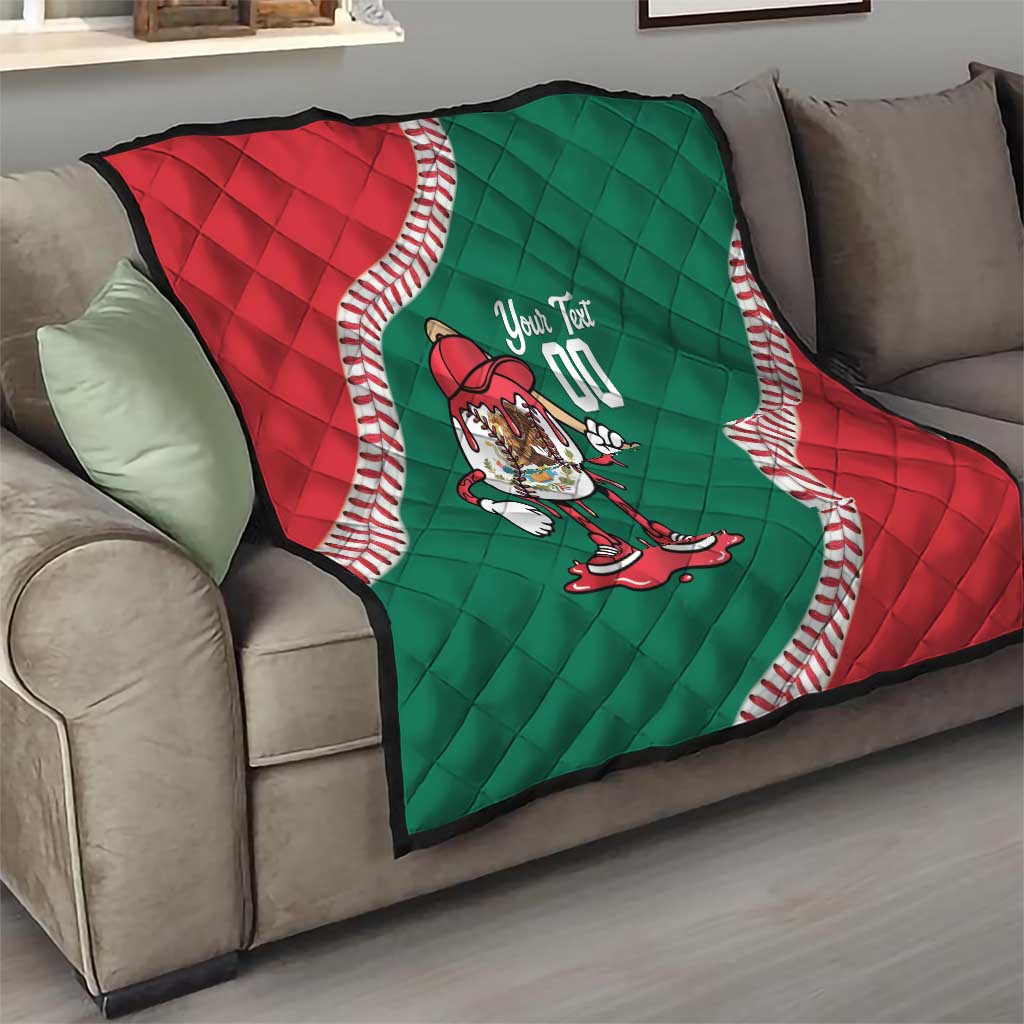 Mexico 2026 Baseball Custom Quilt Go Champions Drip Style