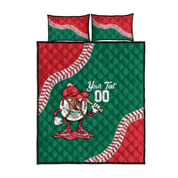 Mexico 2026 Baseball Custom Quilt Bed Set Go Champions Drip Style