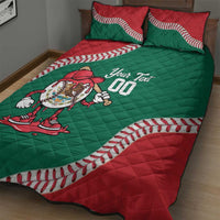 Mexico 2026 Baseball Custom Quilt Bed Set Go Champions Drip Style