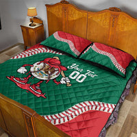 Mexico 2026 Baseball Custom Quilt Bed Set Go Champions Drip Style