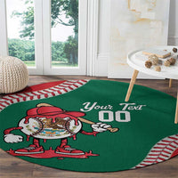 Mexico 2026 Baseball Custom Round Carpet Go Champions Drip Style