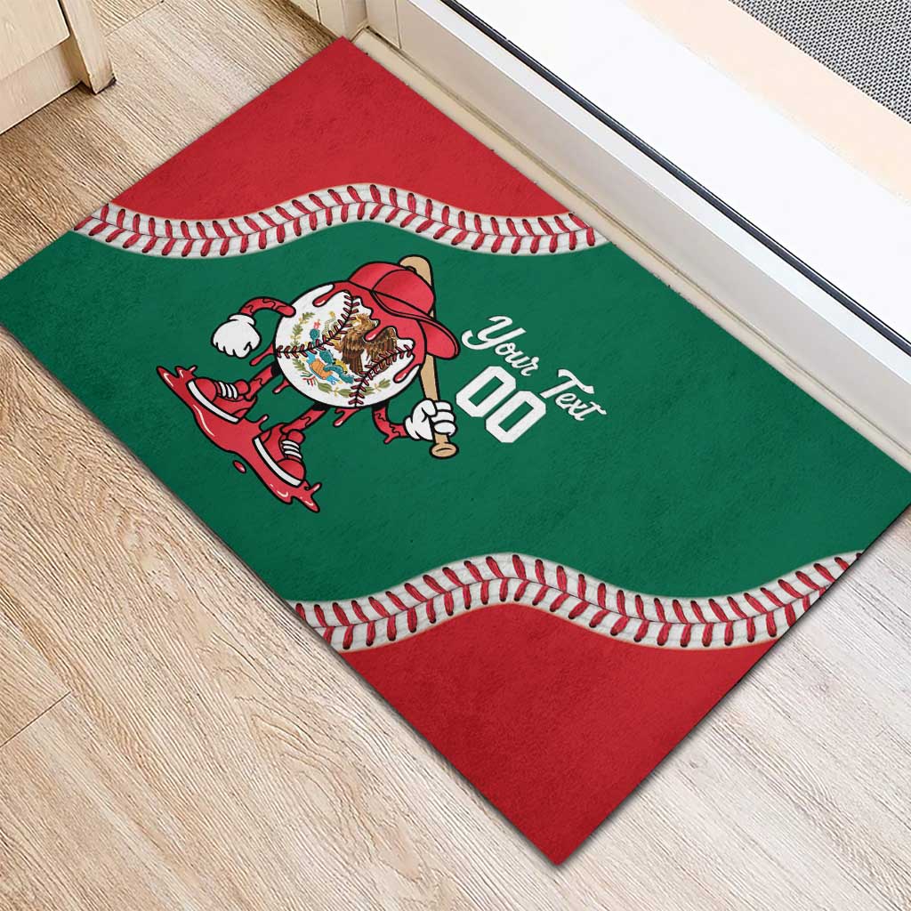 Mexico 2026 Baseball Custom Rubber Doormat Go Champions Drip Style