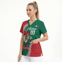 Mexico 2026 Baseball Custom Scrub Top Go Champions Drip Style
