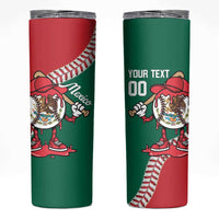 Mexico 2026 Baseball Custom Skinny Tumbler Go Champions Drip Style