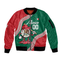Mexico 2026 Baseball Custom Sleeve Zip Bomber Jacket Go Champions Drip Style