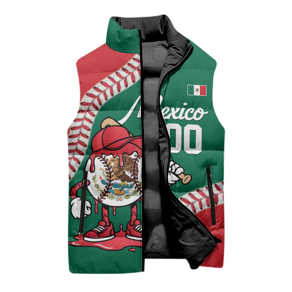 Mexico 2026 Baseball Custom Sleeveless Puffer Jacket Go Champions Drip Style
