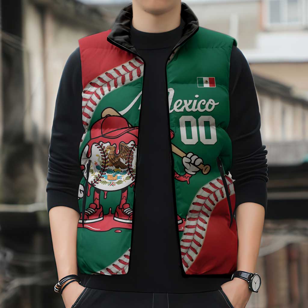 Mexico 2026 Baseball Custom Sleeveless Puffer Jacket Go Champions Drip Style