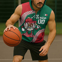 Mexico 2026 Baseball Custom Sleeveless Zip Hoodie Go Champions Drip Style