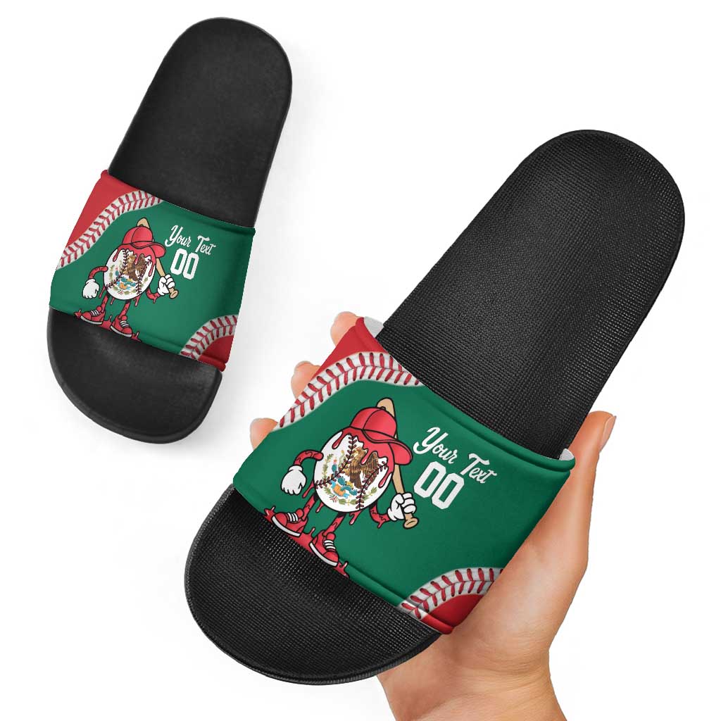 Mexico 2026 Baseball Custom Slide Sandals Go Champions Drip Style