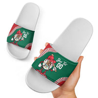 Mexico 2026 Baseball Custom Slide Sandals Go Champions Drip Style