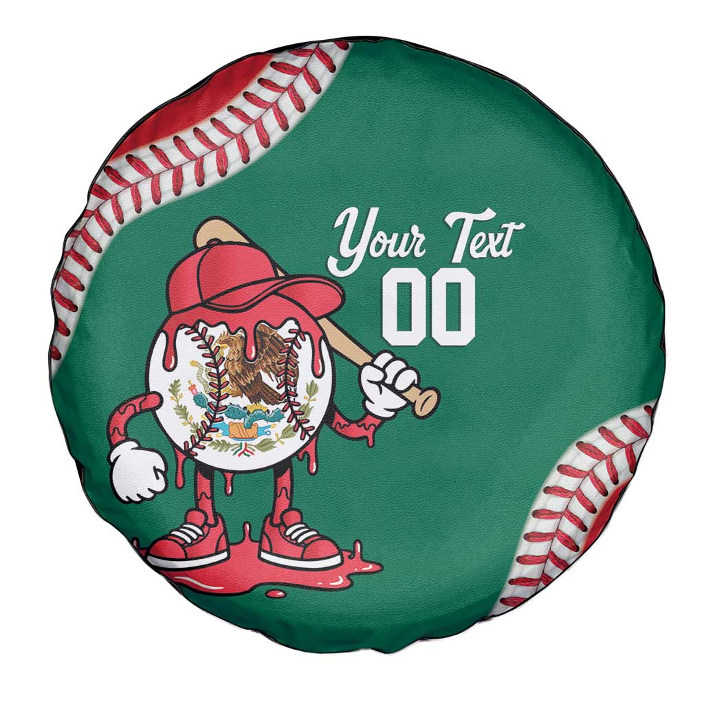 Mexico 2026 Baseball Custom Spare Tire Cover Go Champions Drip Style