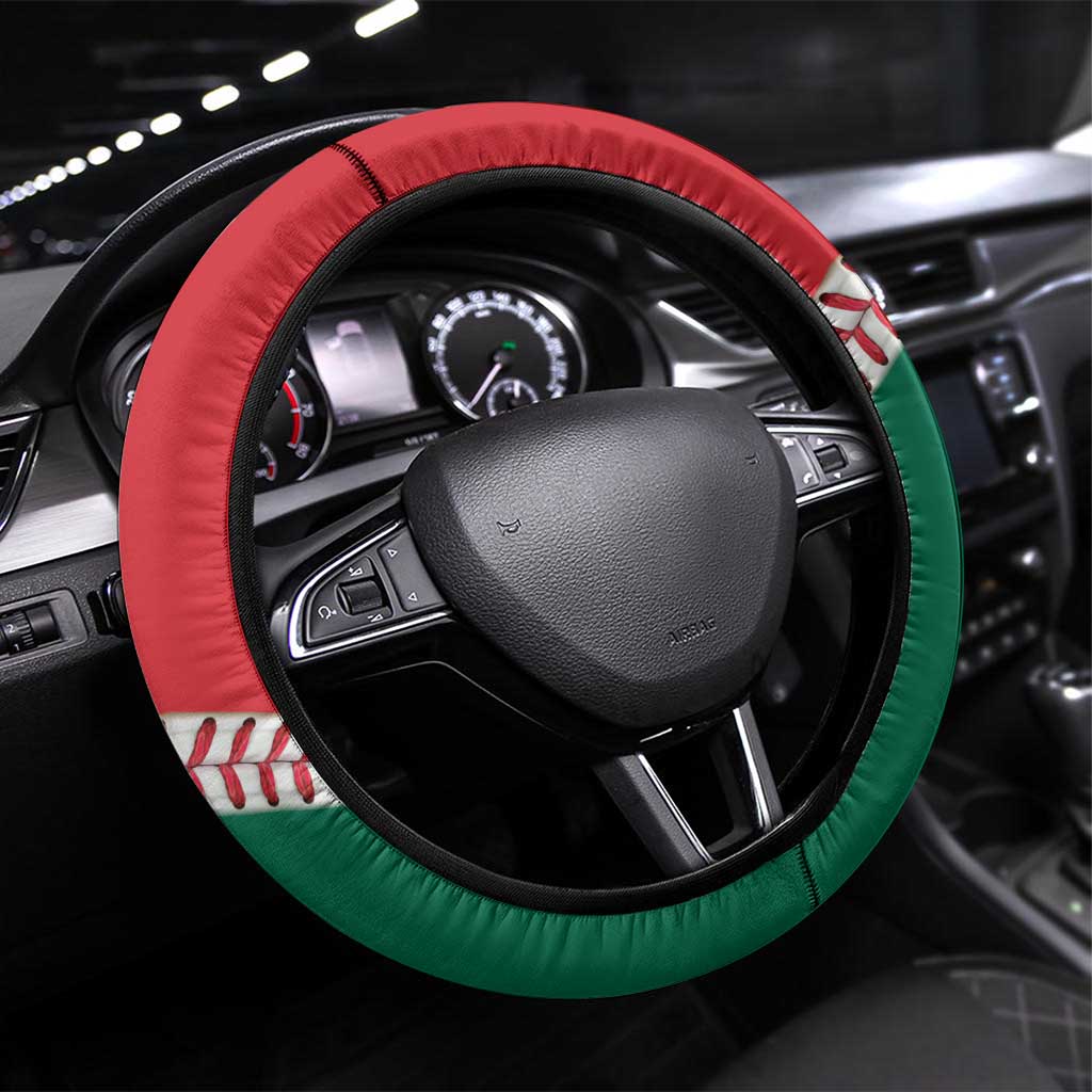 Mexico 2026 Baseball Steering Wheel Cover Go Champions Drip Style