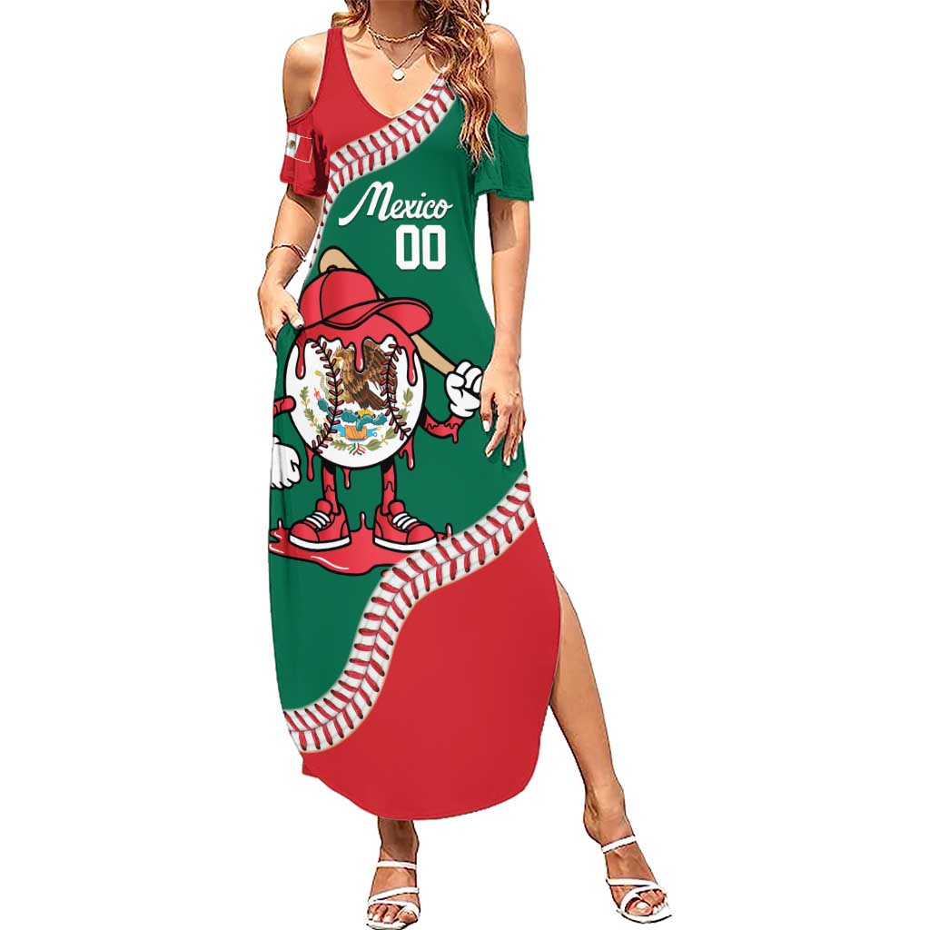 Mexico 2026 Baseball Custom Summer Maxi Dress Go Champions Drip Style