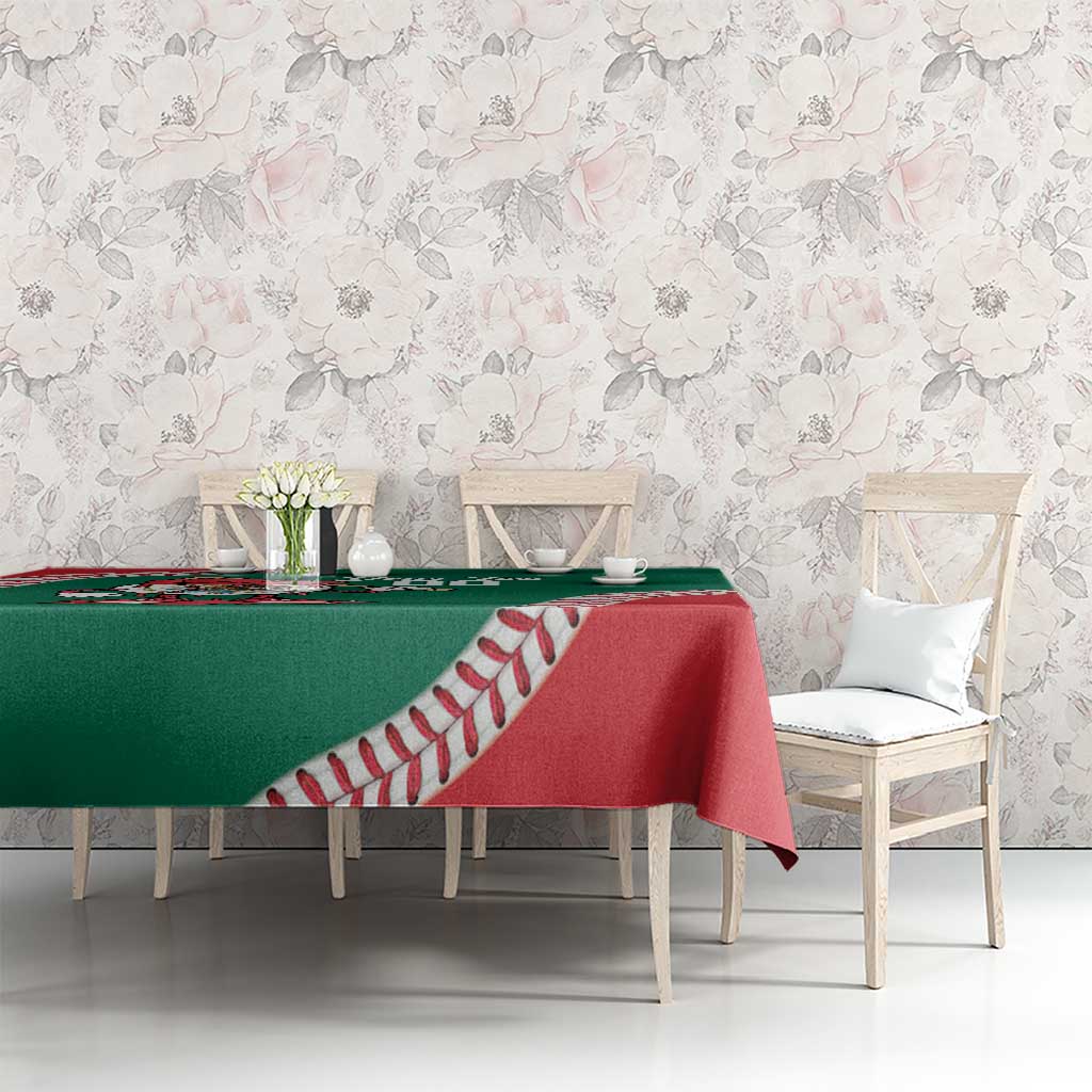 Mexico 2026 Baseball Custom Tablecloth Go Champions Drip Style